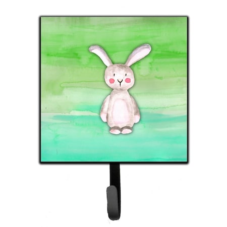 Carolines Treasures Bunny Rabbit Watercolor Leash or Key Holder BB7437SH4